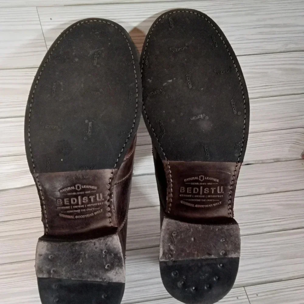 Bed stu scoring series cobbler genuine leatherprofessional office men's 11.5